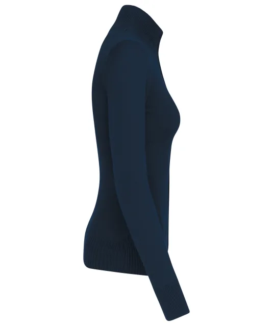K962 - Dames cardigan met rits Navy