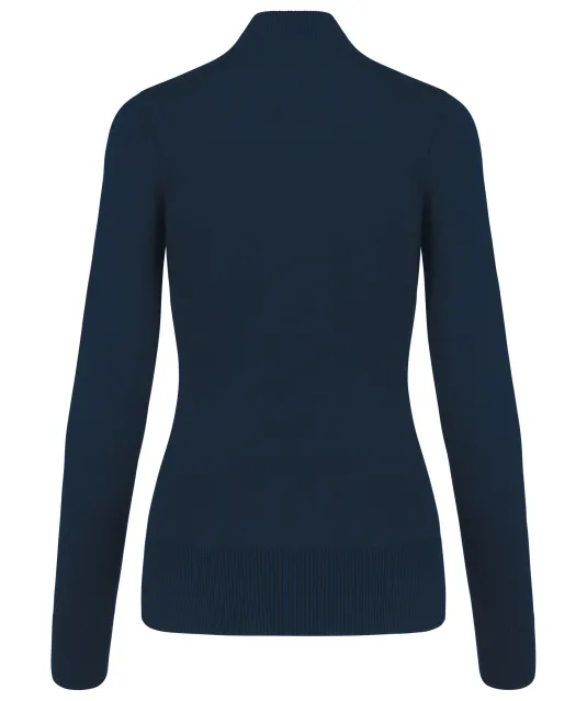K962 - Dames cardigan met rits Navy