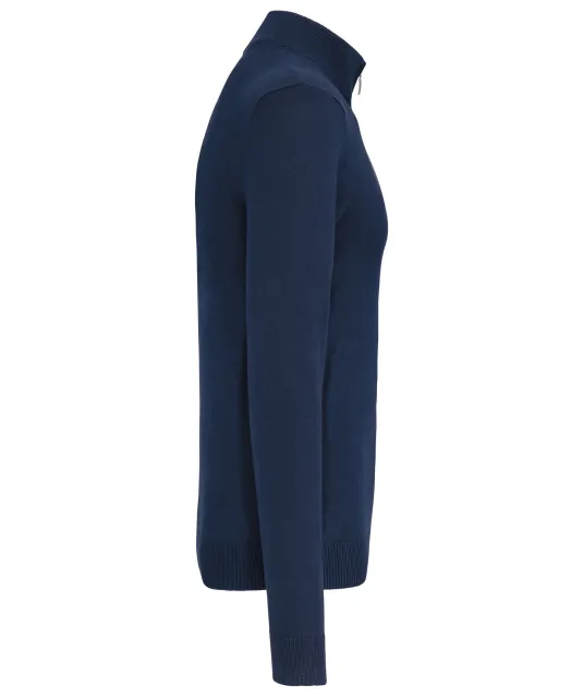 K961 - Heren cardigan met rits Navy