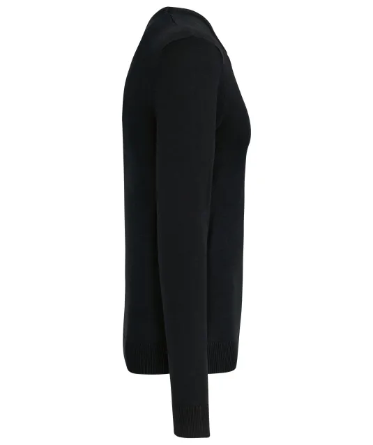 K967 - Herenpullover met ronde hals Black