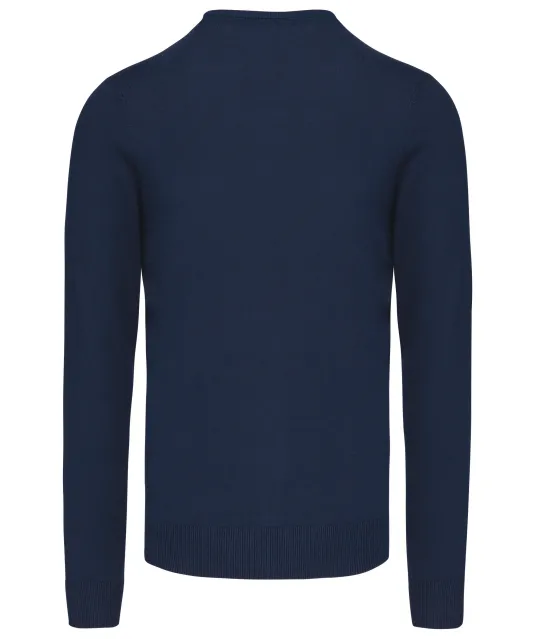 K967 - Herenpullover met ronde hals Navy