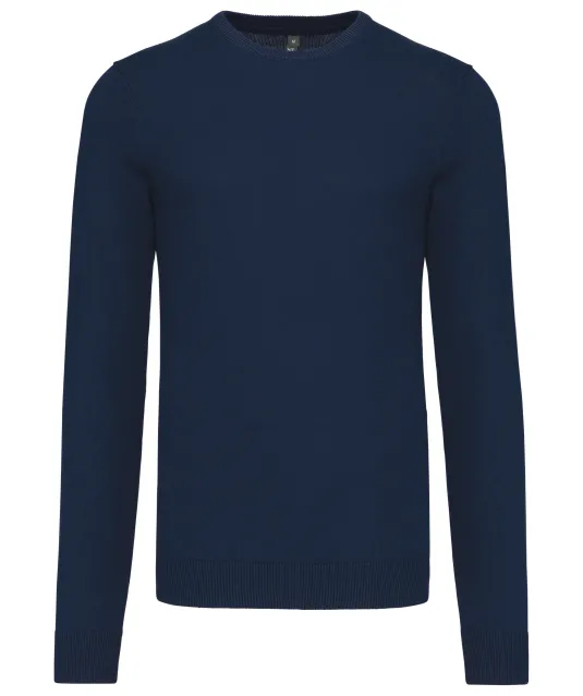 K967 - Herenpullover met ronde hals Navy