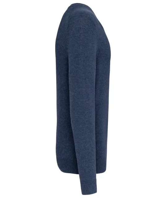 K982 - Premium pullover V-hals Navy Heather