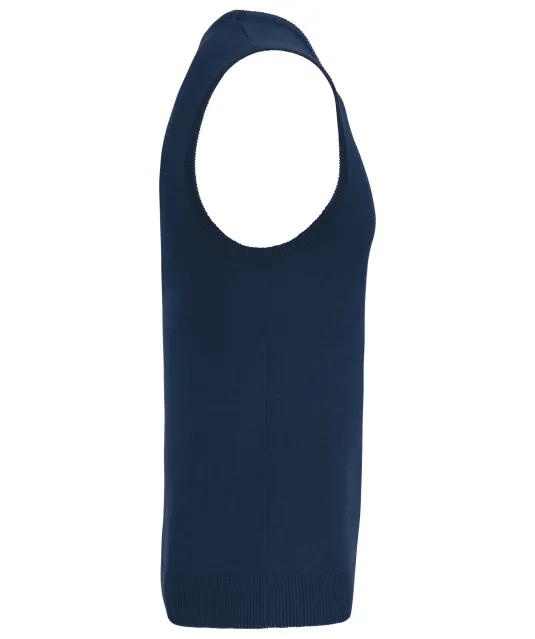 K969 - Heren spencer met v-hals Navy