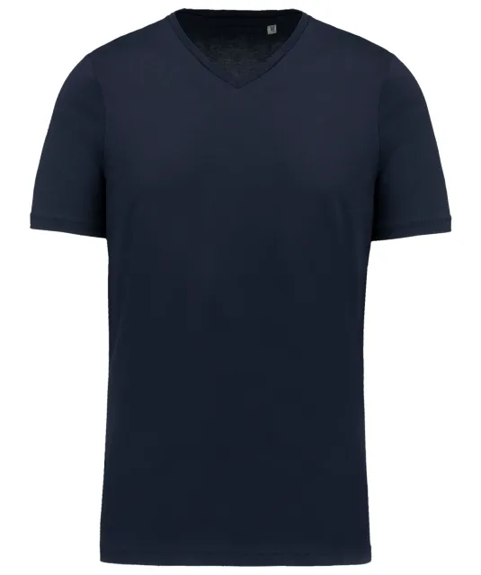K3002 - Heren-t-shirt Supima® V-hals korte mouwen Navy