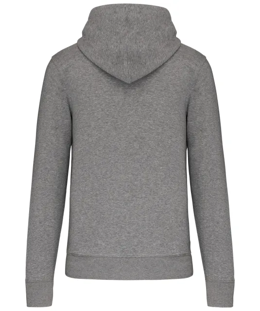 K4027 - Ecologische herensweater met capuchon Grey Heather