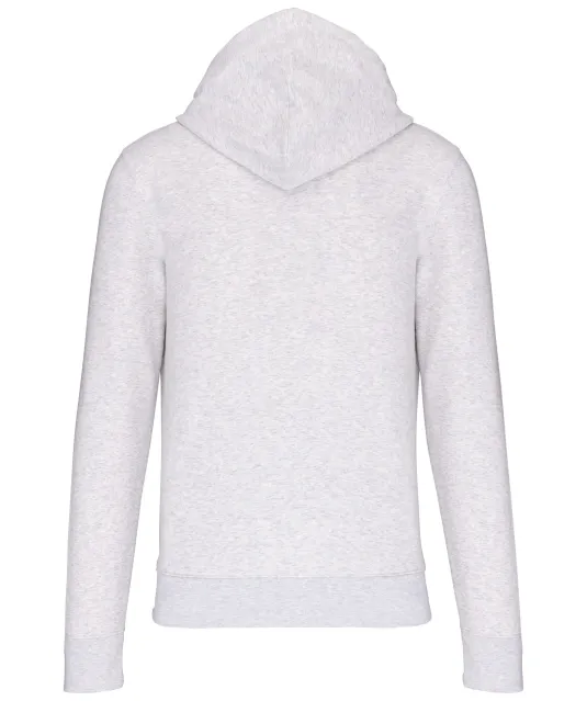 K4027 - Ecologische herensweater met capuchon Ash Heather