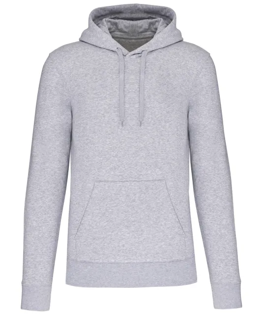 K4027 - Ecologische herensweater met capuchon Oxford Grey