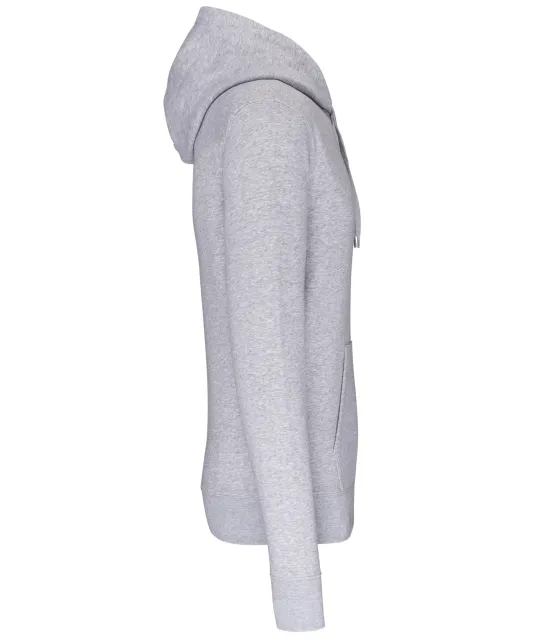 K4027 - Ecologische herensweater met capuchon Oxford Grey