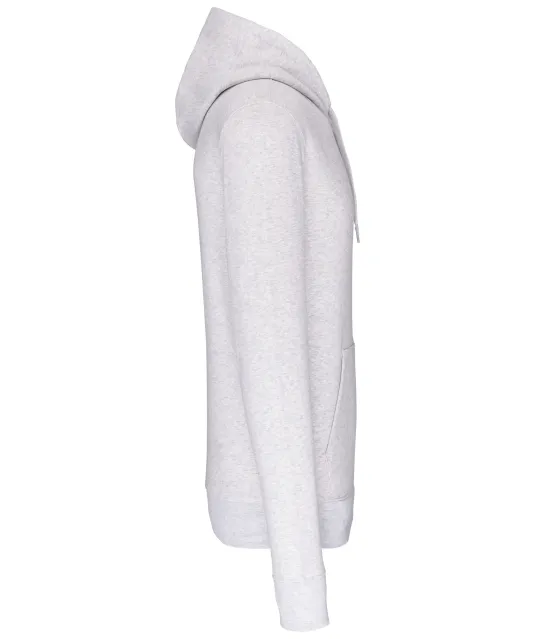 K4027 - Ecologische herensweater met capuchon Ash Heather