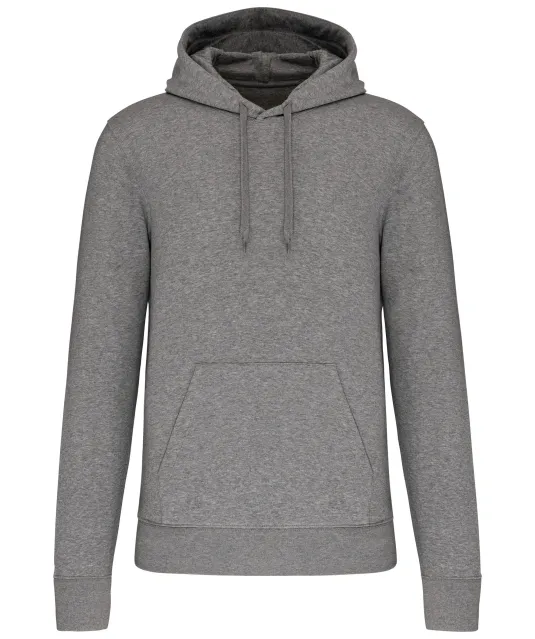 K4027 - Ecologische herensweater met capuchon Grey Heather