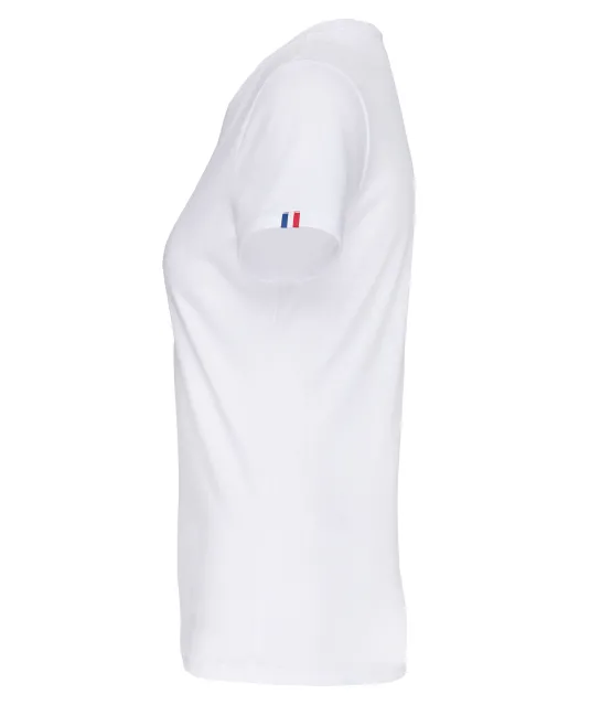 K3041 - Women's organic t-shirt "Origine France Garantie" White