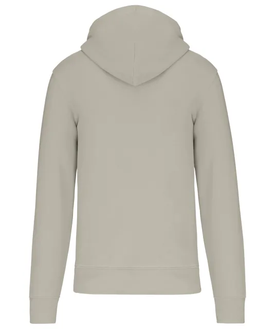 K4030 - Ecologische herensweater met capuchon en ritssluiting Clay