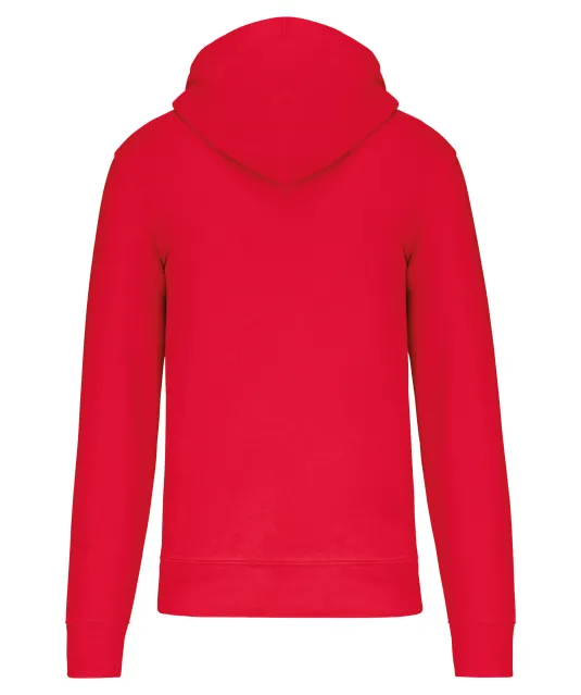 K4030 - Ecologische herensweater met capuchon en ritssluiting Red