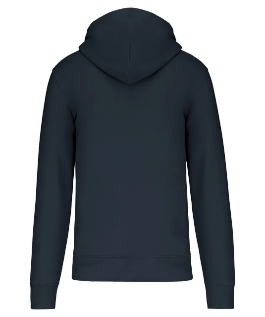 K4030 - Ecologische herensweater met capuchon en ritssluiting Navy