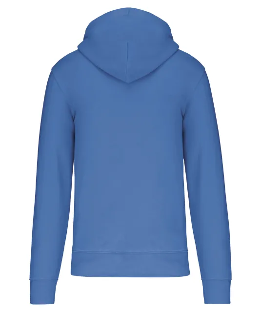 K4030 - Ecologische herensweater met capuchon en ritssluiting Light Royal Blue