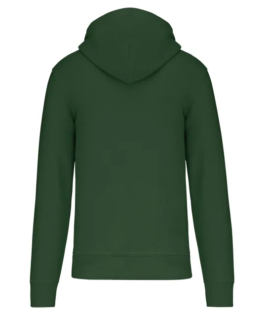 K4030 - Ecologische herensweater met capuchon en ritssluiting Forest Green