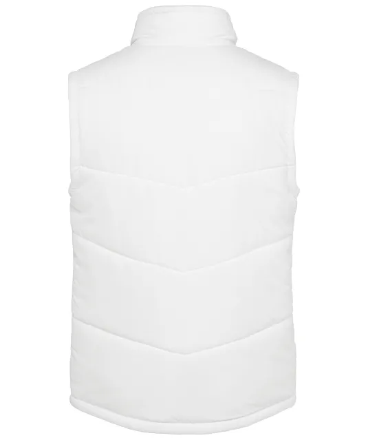 K6118 - Met fleece gevoerde bodywarmer White