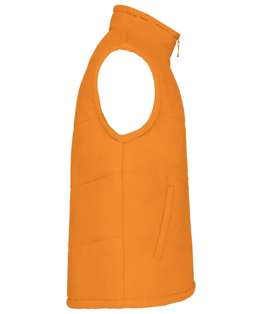 K6118 - Met fleece gevoerde bodywarmer Orange