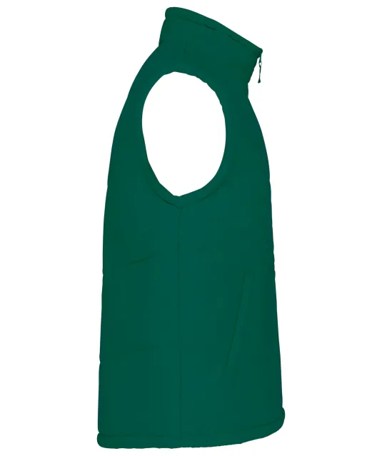 K6118 - Met fleece gevoerde bodywarmer Dark Green