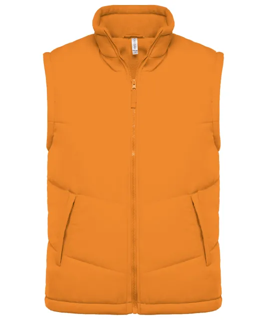 K6118 - Met fleece gevoerde bodywarmer Orange