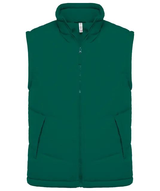 K6118 - Met fleece gevoerde bodywarmer Dark Green