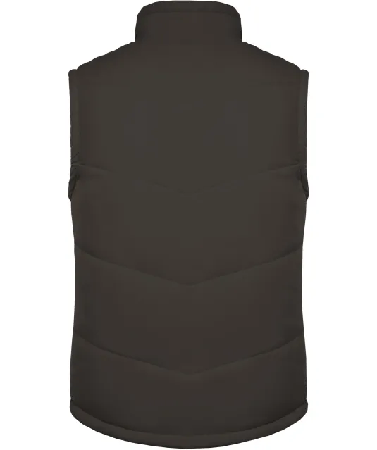 K6118 - Met fleece gevoerde bodywarmer Dark Grey