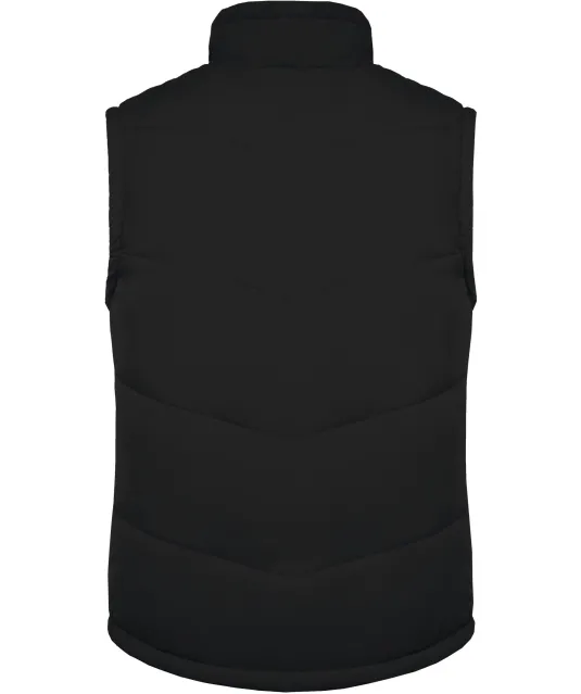 K6118 - Met fleece gevoerde bodywarmer Black