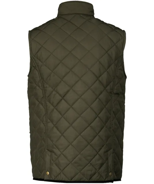 K6124 - Gewatteerde herenbodywarmer Mossy Green / Black