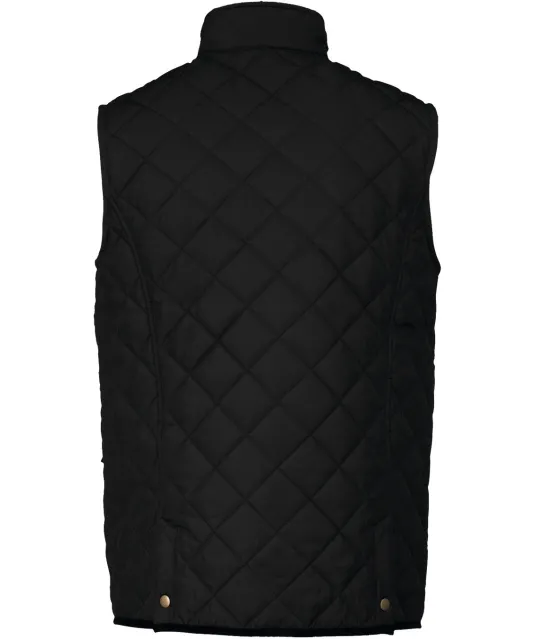 K6124 - Gewatteerde herenbodywarmer Black