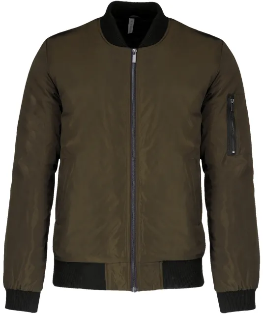 K6122 - Heren bomberjack Deep khaki