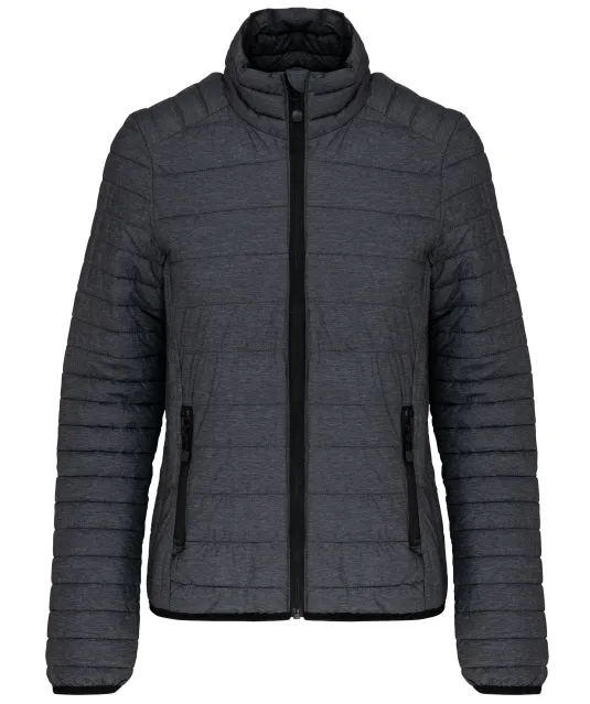K6121 - Ladies' lightweight padded jacket Marl Dark Grey