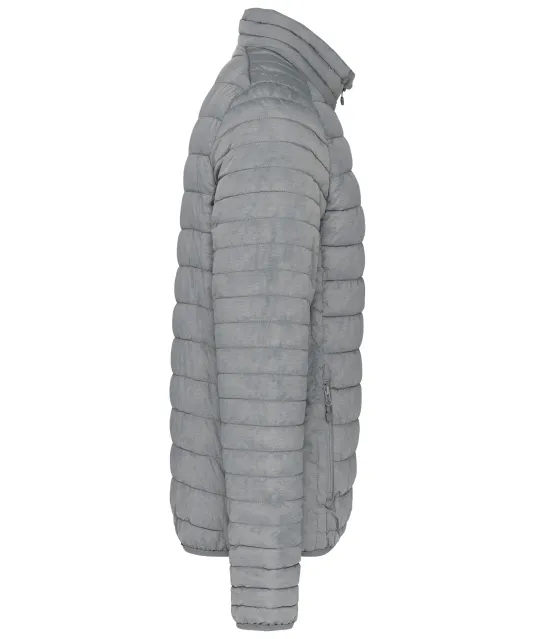 K6120 - Men's lightweight padded jacket Marl Silver