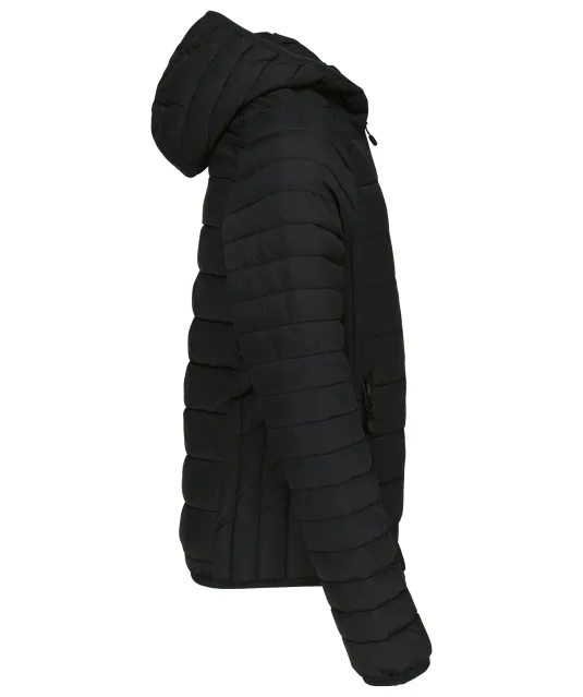 K6112 - Lichte kinderjas met capuchon Black