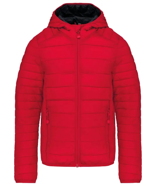 K6112 - Lichte kinderjas met capuchon Red