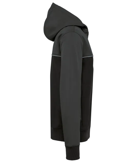 WK450 - 3-laags unisex softshelljas Black / Dark Grey