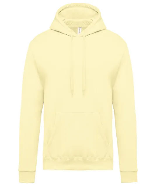 K476 - Herensweater met capuchon Straw Yellow