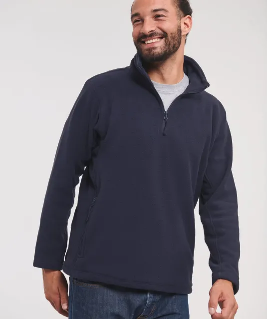 RU8740M - 1/4 Zip Outdoor Fleece Black