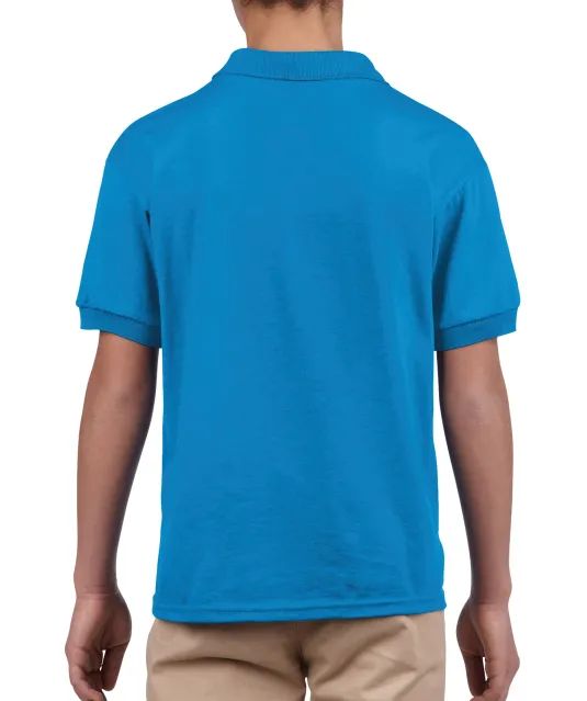 GI8800B - Dryblend Classic Fit Kinder Jersey Polo White