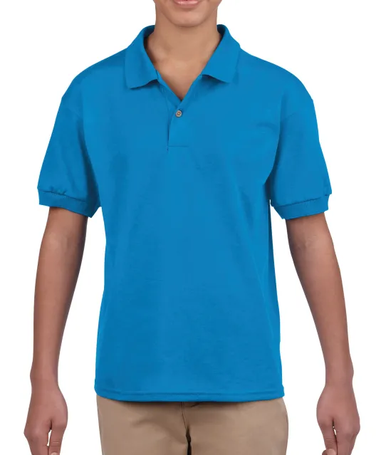 GI8800B - Dryblend Classic Fit Kinder Jersey Polo White