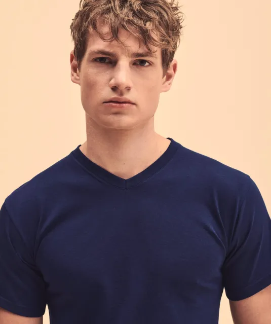 SC22V - Men's Valueweight V-neck T-shirt (61-066-0) White