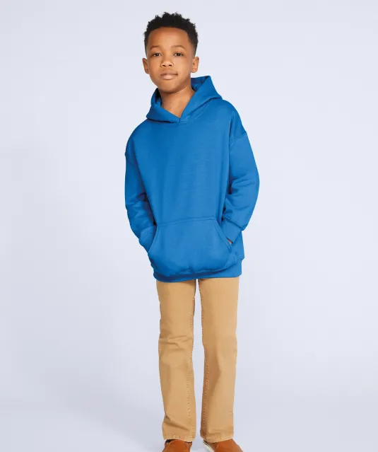 GI18500B - Heavy Blend™ Classic Fit Kinder sweater met capuchon White