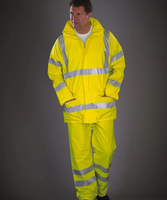 YHVS451 - Ademende regenbroek Hi-Vis Soft Flex Hi Vis Orange