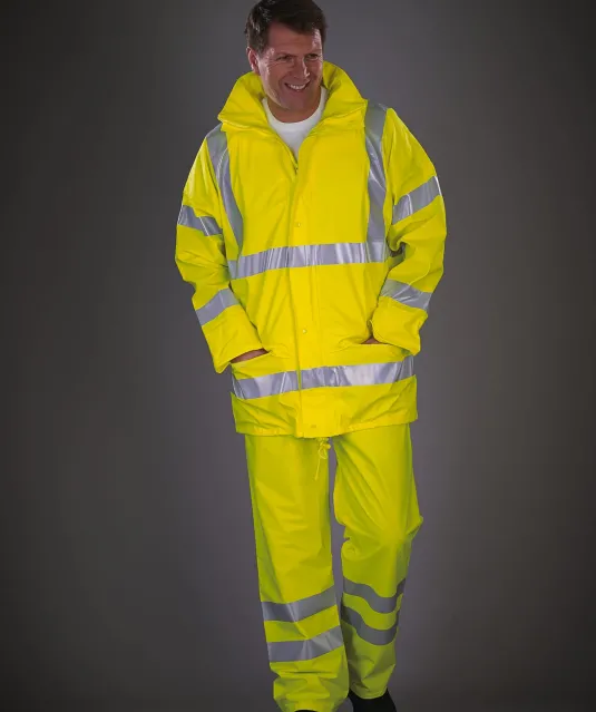 YHVS451 - Ademende regenbroek Hi-Vis Soft Flex Hi Vis Orange