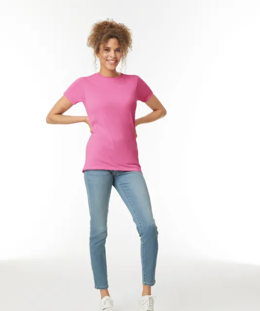 GI6400L - Softstyle® Fitted Ladies' T-shirt White