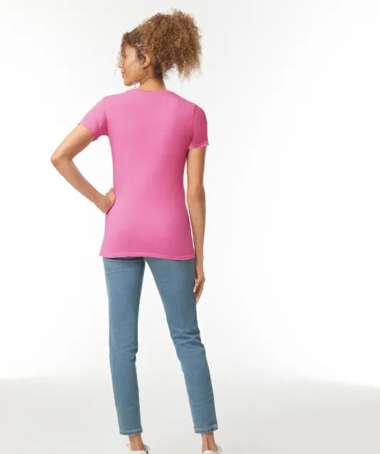 GI6400L - Softstyle® Fitted Ladies' T-shirt White