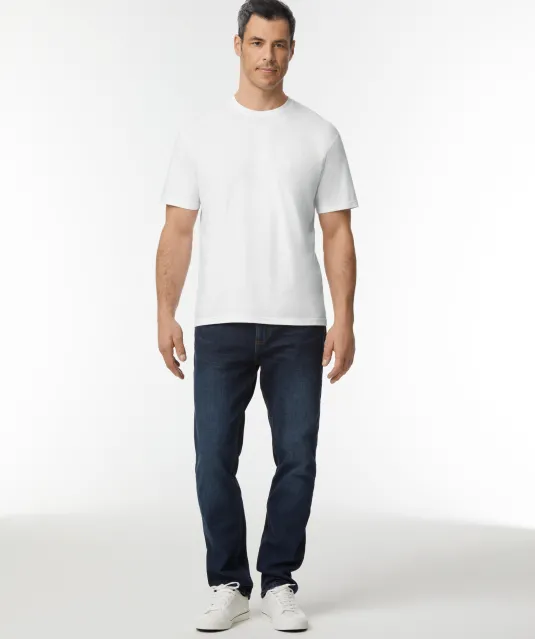 GI65000 - Heren-T-shirt Softstyle Midweight White