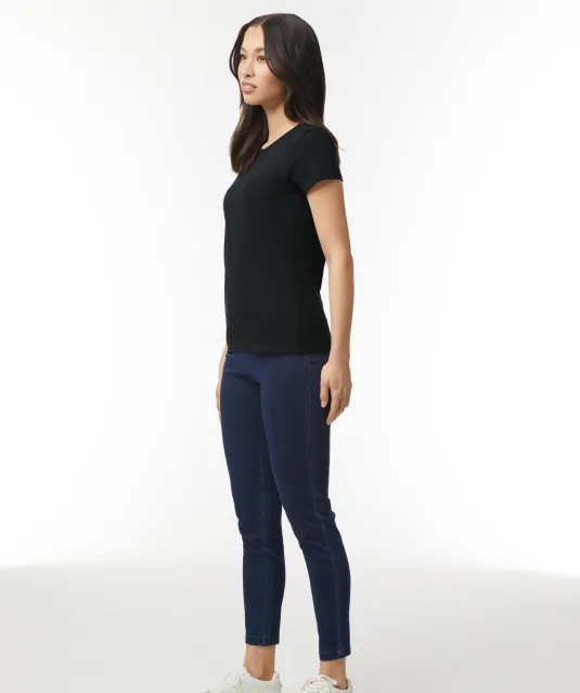 GI5000L - Heavy Cotton™Semi-fitted Ladies' T-shirt White