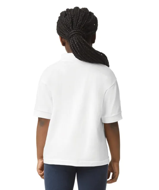 GI8800B - Dryblend Classic Fit Kinder Jersey Polo White