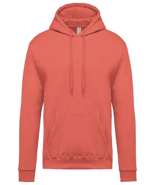 K476 - Herensweater met capuchon True Coral